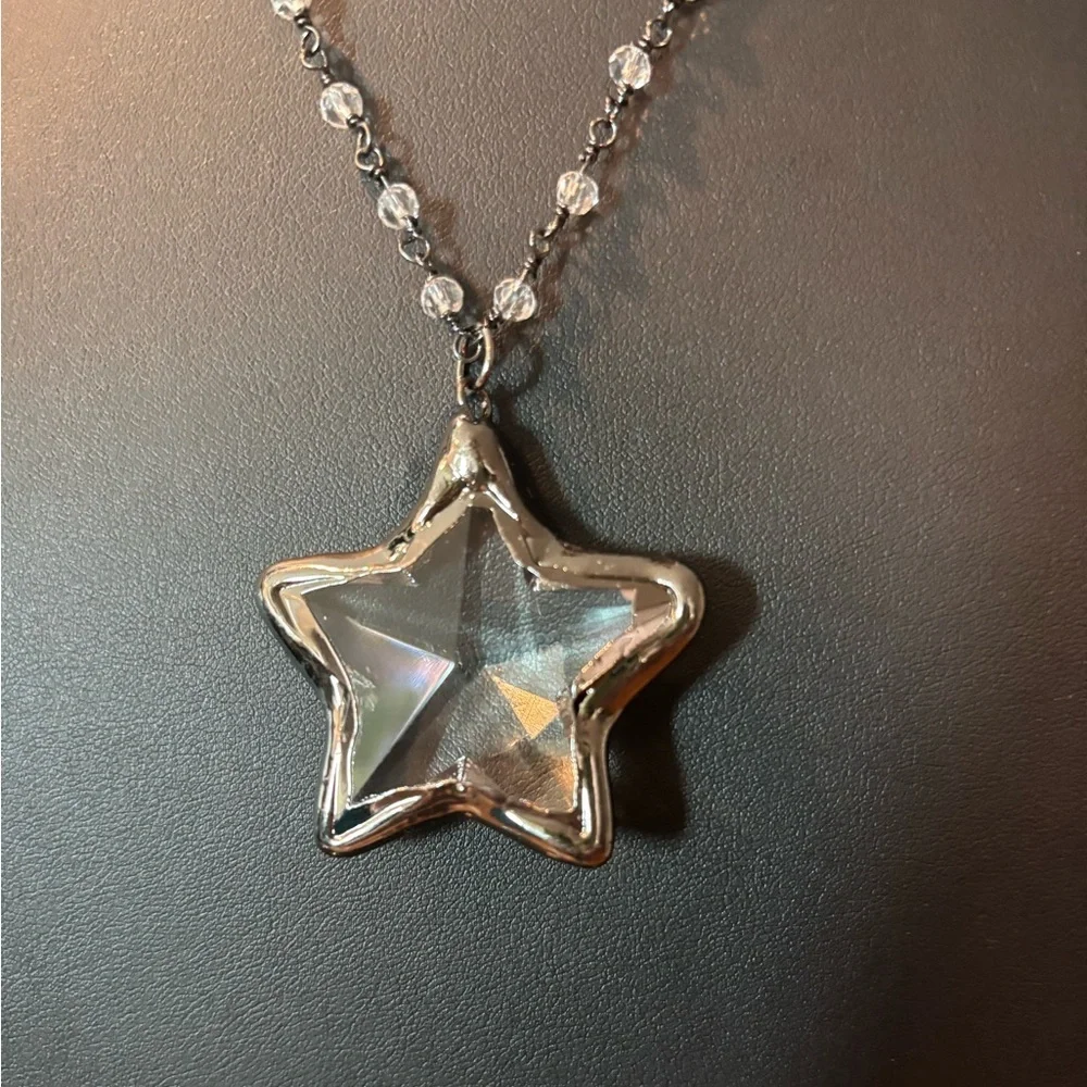 Fashion Jewelry Crystal Star Necklace